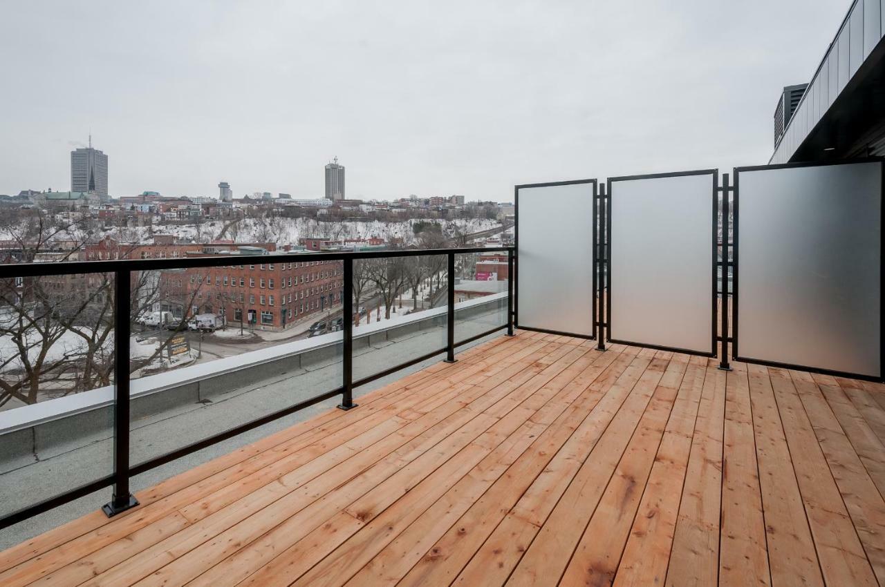 Penthouse On Charest - With Parking And Gym Appartamento Québec Esterno foto